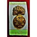 The Royal Scots Fusiliers Regiment Other Ranks Head Dress Glengarry cap badge, (Brass) two lugs,