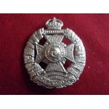 Rifle Brigade (Prince Consort's Own) WWII Side Cap Badge (White-metal), slider. K&K: 2019