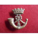 The Duke of Cornwall's Light Infantry Victorian Cap Badge (Brass), three lugs. K&K: 606