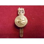 Royal Devonshire Yeomanry (Artillery) EIIR Cap Badge (Gilding-metal), slider. K&K: 2303