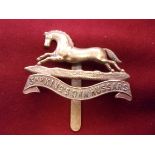 3rd (King's Own) Hussars WWI Other Ranks Cap Badge (Brass), slider. K&K: 753