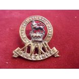 14th (King's) Hussars Victorian Cap Badge (Gilding-metal), two lugs. K&K: 776