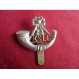 King's Own Yorkshire Light Infantry WWII Cap Badge (Bi-metal), slider, smaller than the previous