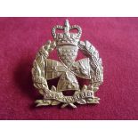 Inns of Court Regiment WWII Cap Badge (Gilt), two lugs. K&K: 2319