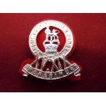 15th (The King's) Hussars EIIR Cap Badge (Anodised with red felt backing), slider, sealed 1959. Made