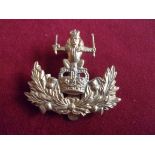 The Queen's Own Royal Glasgow Yeomanry EIIR Cap Badge (Gilding-metal), two lugs. K&K: 2314