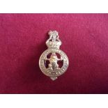 The Queen's Own Royal Glasgow Yeomanry (Dragoons) WWI Other Ranks Cap Badge (Gilding-metal), two