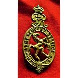 Army Remount Service WWI Other Ranks Cap Badge (Gilding-metal), slider, third type. K&K: 1047