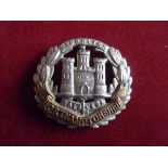 Northamptonshire Regiment Forage Cap Badge (Bi-metal), slider. K&K: 666