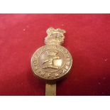 Royal Devonshire Yeomanry (Royal Field Artillery) WWI Cap Badge (Gilding-metal), slider. K&K: 1454