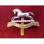 3rd (King's Own) Hussars WWII Cap Badge (Bi-metal), slider. K&K: 1894