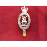 Hertfordshire Yeomanry Dragoons EIIR Cap Badge (White-metal), slider. K&K: 2325
