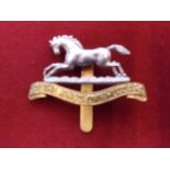 3rd (King's Own) Hussars WWII Cap Badge (Bi-metal), slider, made J.R. Gaunt. K&K: 1894