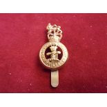 Royal Devonshire Yeomanry EIIR Cap Badge (Anodised), slider and made by J.R. Gaunt. K&K: 2304