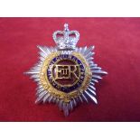 Royal Army Service Corps EIIR Officers Forage Cap Badge (Anodised and enamel), two lugs. K&K: 2118