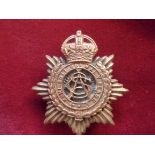 Royal Army Service Corps EDVI Other Ranks Forage Cap Badge (Gilding-metal), three lugs. K&K: 988