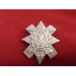 The Highland Cyclist Battalion (Territorial Force) WWI Glengarry Cap Badge (White-metal), two