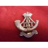 Durham Light Infantry (5th, 7th, 8th and 9th Battalions) WWI Territorial Cap Badge (White-metal),