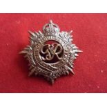 Royal Army Service Corps WWII Officers Forage Cap Badge (Bronze), tab fitting and voided centre. K&