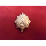 Royal Army Service Corps WWI War Economy Forage Cap Badge (Gilding-metal), slider and solid