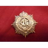 Royal Army Service Corps WWI Other Ranks Forage Cap Badge (Gilding-metal), two lugs K&K: 988
