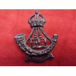 Durham Light Infantry (5th, 7th, 8th and 9th Battalions) WWI Territorial Officers Cap Badge (