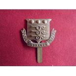 Army Ordnance Corps Field Service Cap Badge (Gilding-metal), slider, same as above but smaller. K&K: