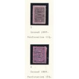 Cherdyn - Perm Province 1889 C1 2k m/m; C 2 2k used (2)