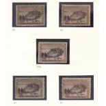 Krasny - Smolensk Province 18912 C22, C23, C23a, C27, C30 all m/m (5)