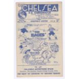 Chelsea v Sheffield United 1947 3rd May League Division 1 team change in pen