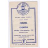 Chelsea v Everton 1948 11th September League Division 1