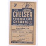 Chelsea v Portsmouth 1947 13th December League Division 1