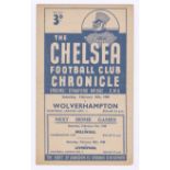 Chelsea v Wolverhampton 1948 14th February League Division 1