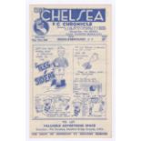 Chelsea v Middlesbrough 1947 10th May League Division 1 score, team change in pen