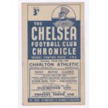 Chelsea v Charlton Athletic 1948 13th March League Division 1