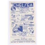Chelsea v Blackpool 1947 8th March League Division 1 score in pen