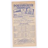 Portsmouth v Chelsea 1948 1st May League Division 1