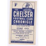 Chelsea v Stoke City 1947 15th November League Division 1