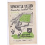 Newcastle United v Chelsea 1948 25th August League Division 1 score in pen newspaper match report