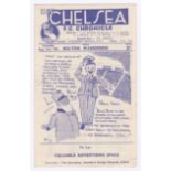 Chelsea v Bolton Wanderers 1946 31st August Football League Division 1