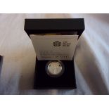 Great Britain 2008-£1 Silver Proof Piedfort, Royal Mint box and certificate