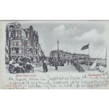 Postcards-Eastbourne 1904 Hold to Light used postcard-Marine Royal Parade pub WH Bermin