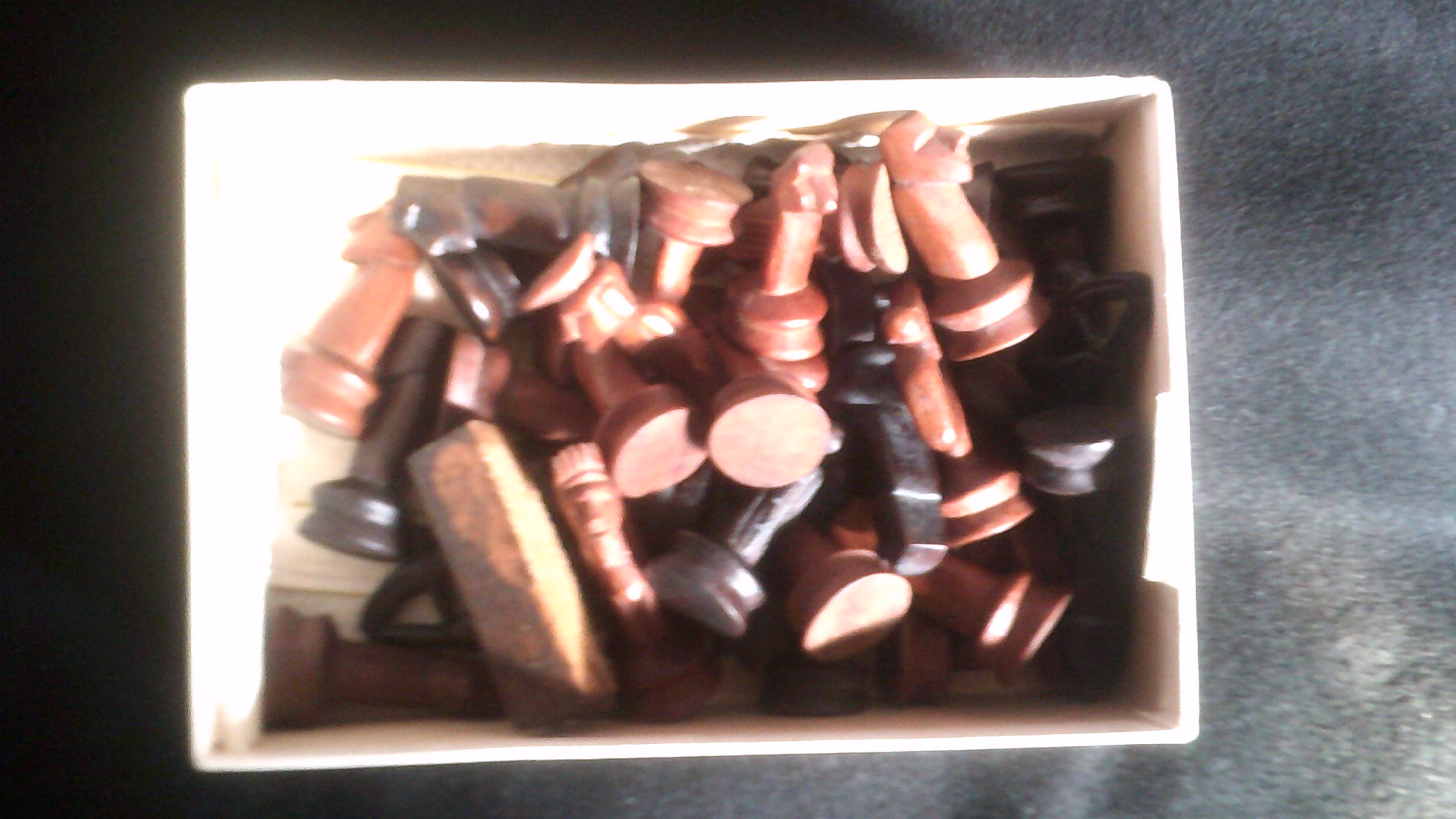Chess Pieces- not in original box good condition