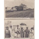 Postcards-Sinas 1922-postcard prisoners being dispatched from Junction Station in a captured Turkish