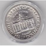 USA 1946 Half Dollar- .900 Iowa Statehood Centennial, mintage 100,057, AUNC, with certificate
