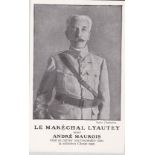 Postcards-Military-France-Paris Library ‘Plon’ advertisement postcard – full portrait photo Y Le