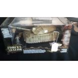 Forces of Valour-Tank-UK Challenger II 7th Armoured Bridge 2003-scale 1.32, boxed as new,