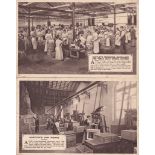 Postcards-Advertising -Hartley’s preserves-Jams and Marmalade-Workers views (2) small edge