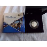 Great Britain 2014-50 Pence – Glasgow Commonwealth Games-silver proof, Royal Mint case and