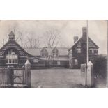 Postcards-Suffolk-Stowupland School-used 1912, Stowupland Rubber ring date stamp